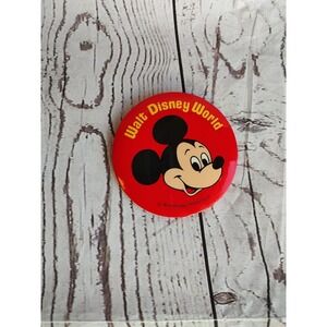 Vintage Walt Disney World Pinback Button 3 Inch